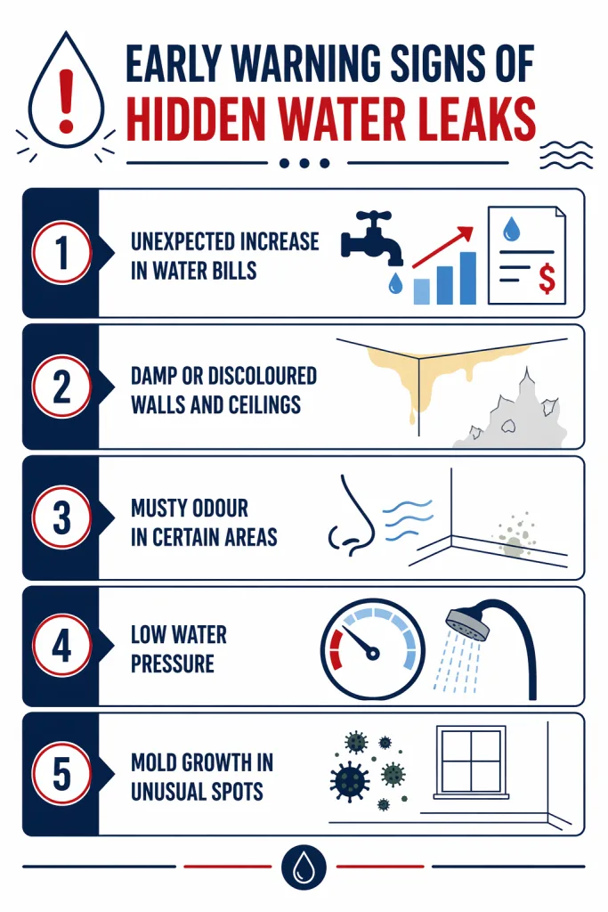 Early Warning Signs of Hidden Water Leaks and Why You Should Consider A Plumbing Service in Kuala Lumpur
